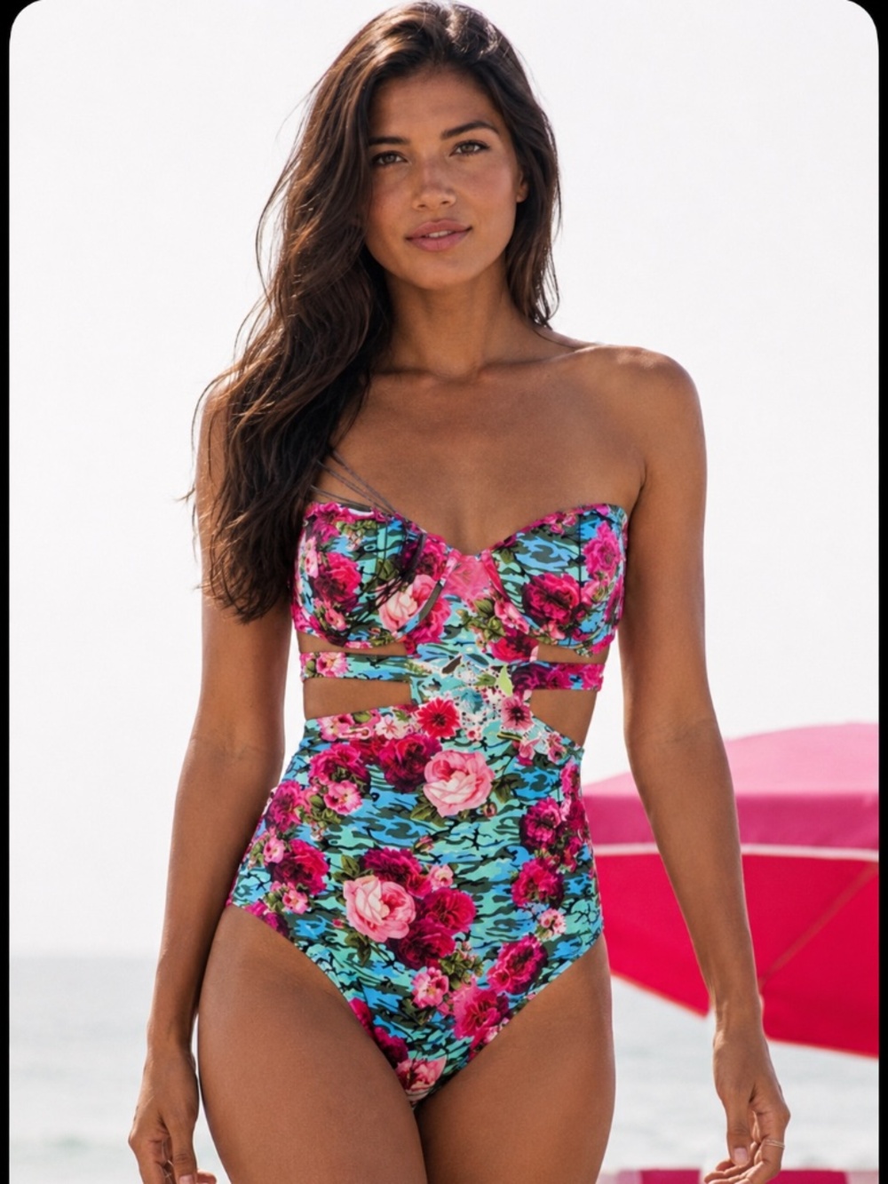 Agua Bendita One-Piece Cutout Swimsuit